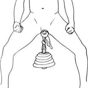 Agrandissement du pénis en accrochant une charge