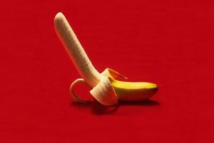 la banane symbolise l'agrandissement du pénis par l'exercice