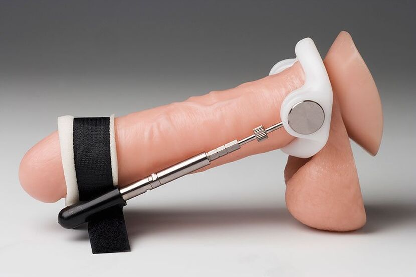 Le plus souvent, un prolongateur et des pompes à vide sont utilisés pour agrandir la tête. 